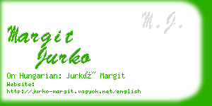 margit jurko business card